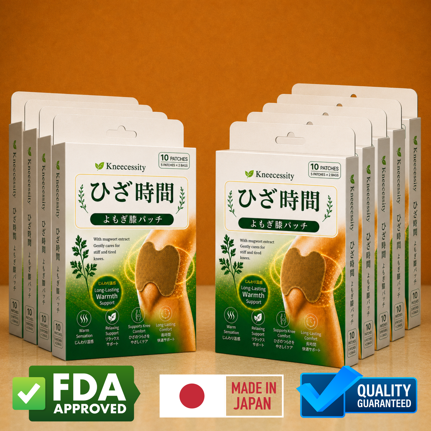 Kneecessity Japan Herbal Knee Relief Patch